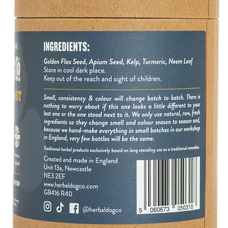 Yeast | Natural Herbal Support Powder | Dog & Puppy